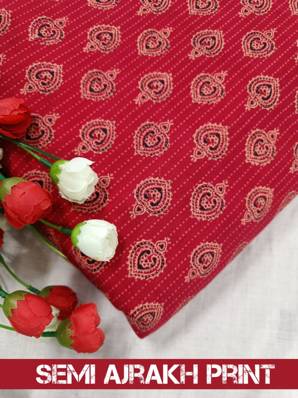 Semi Ajrakh Print - Image 7