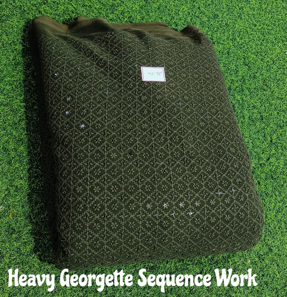 Heavy Georgette Sequence Kerry Patta - Image 2