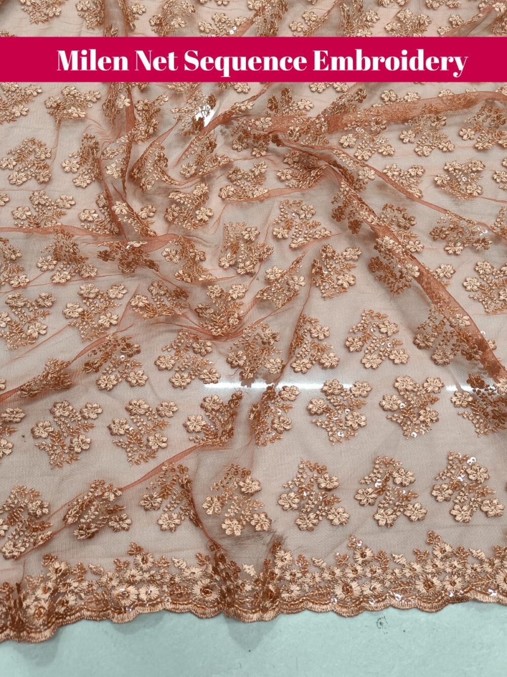Milan Net Sequence Embroidery - Image 2