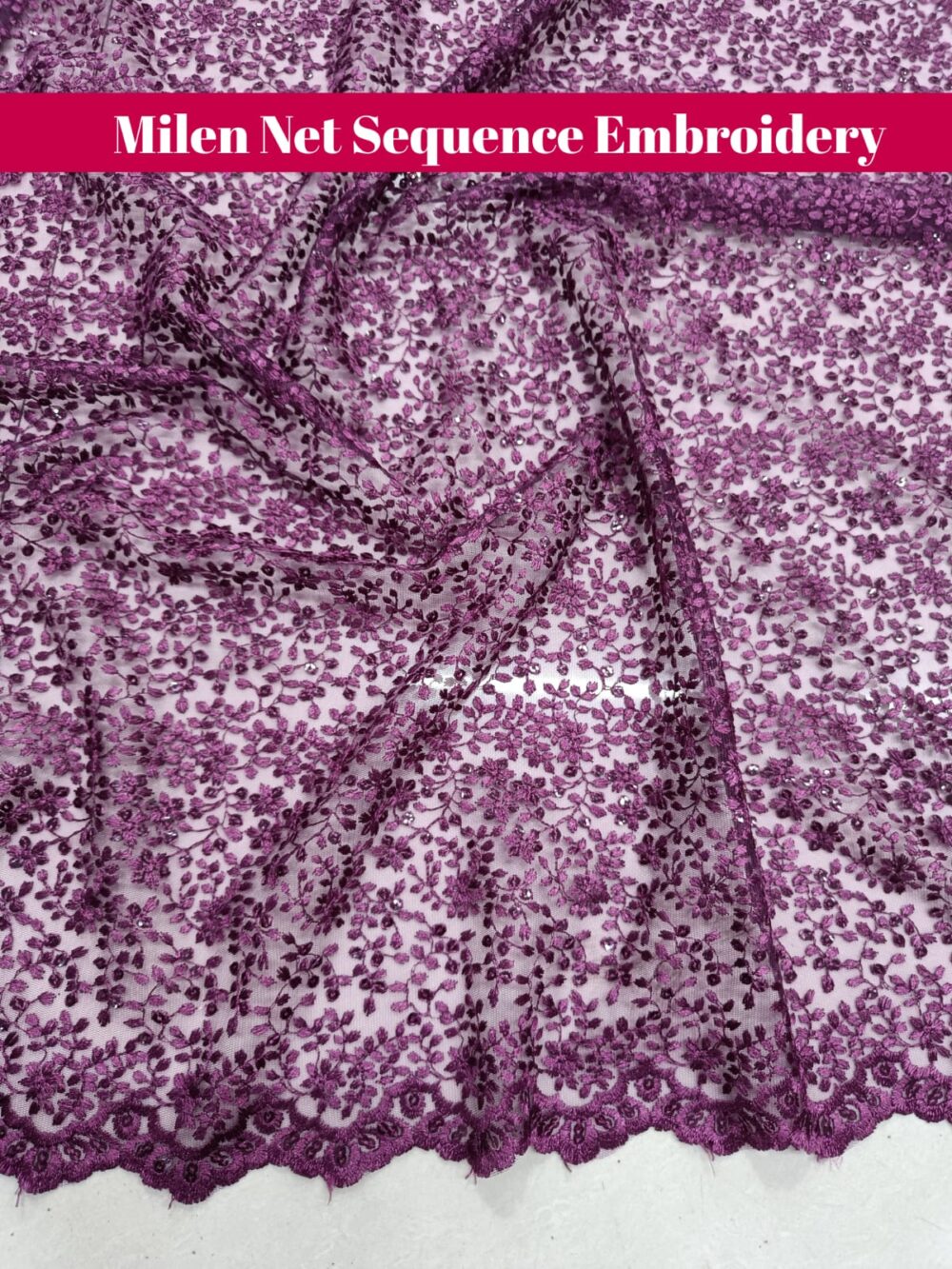 Milan Net Sequence Embroidery - Image 5