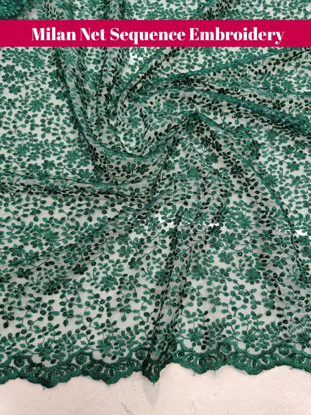 Milan Net Sequence Embroidery - Image 9