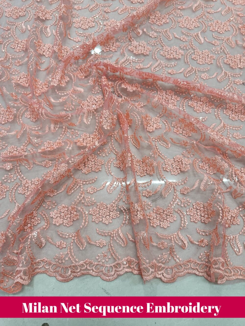 Milan Net Sequence Embroidery - Image 11