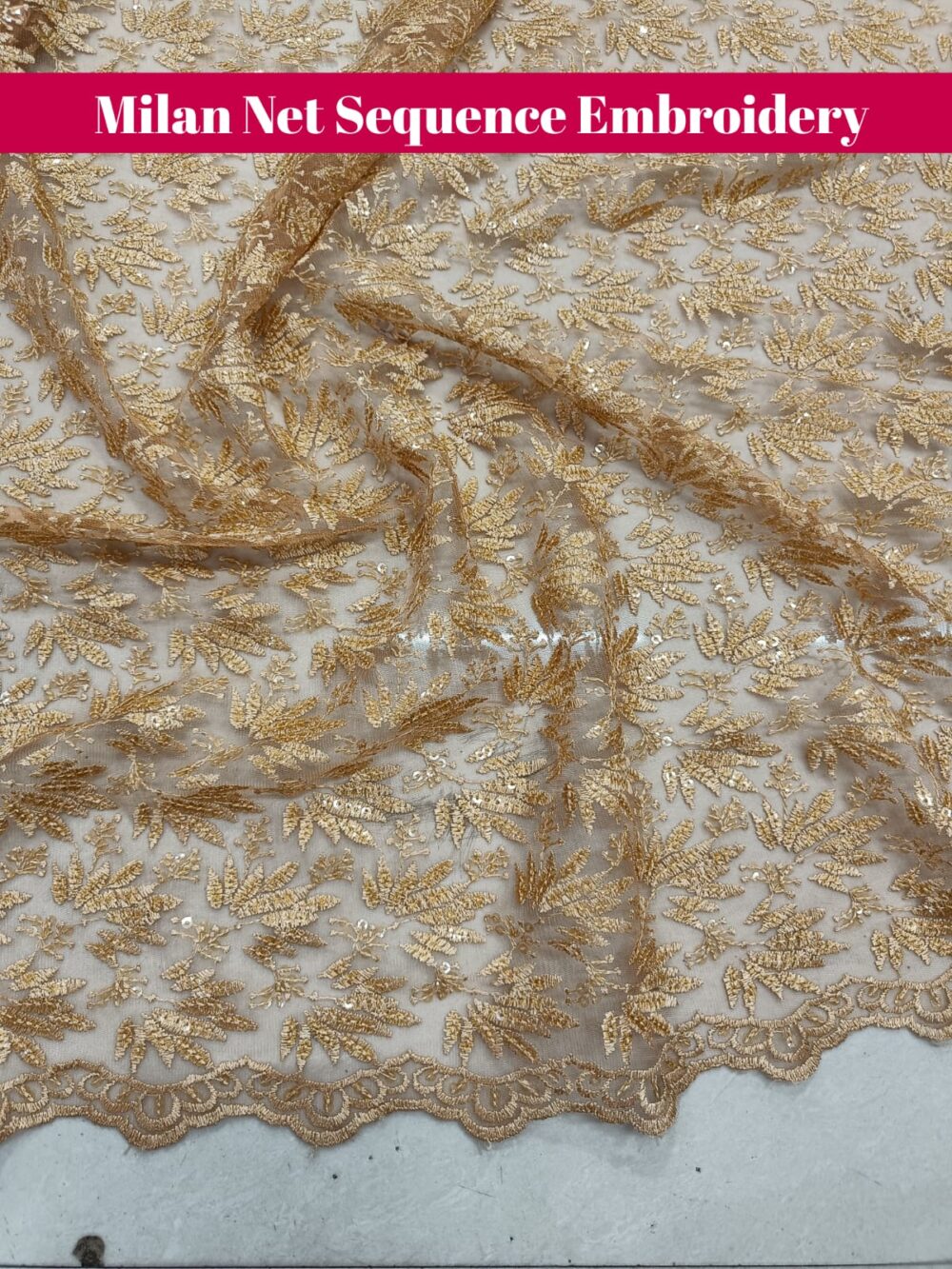Milan Net Sequence Embroidery - Image 12