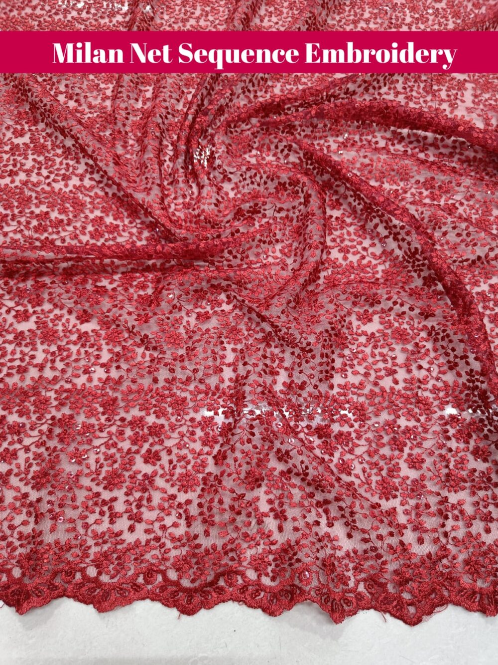 Milan Net Sequence Embroidery - Image 14