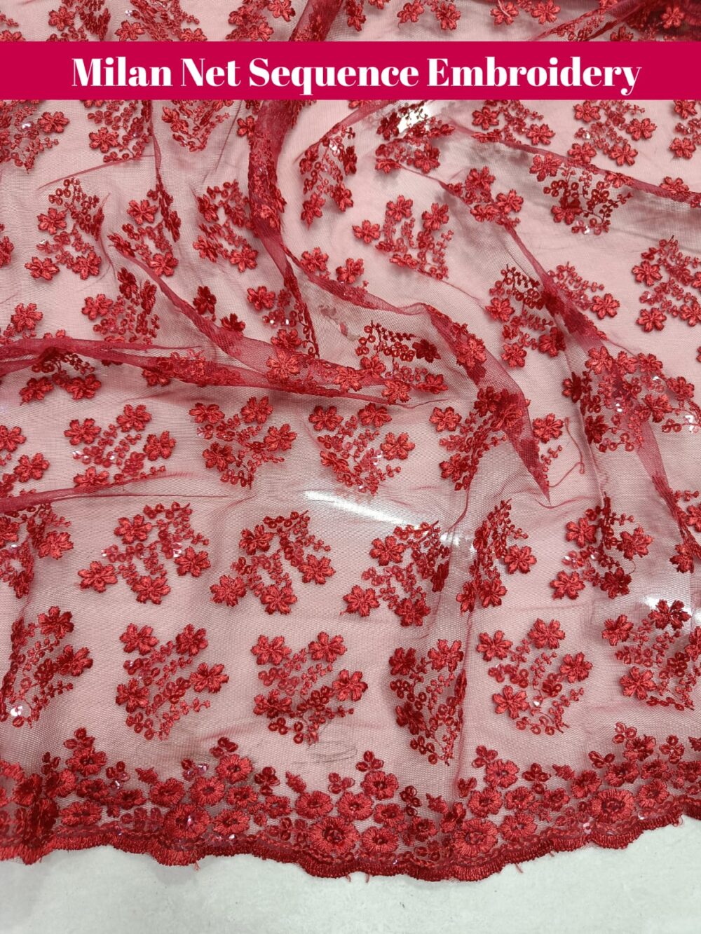 Milan Net Sequence Embroidery - Image 15