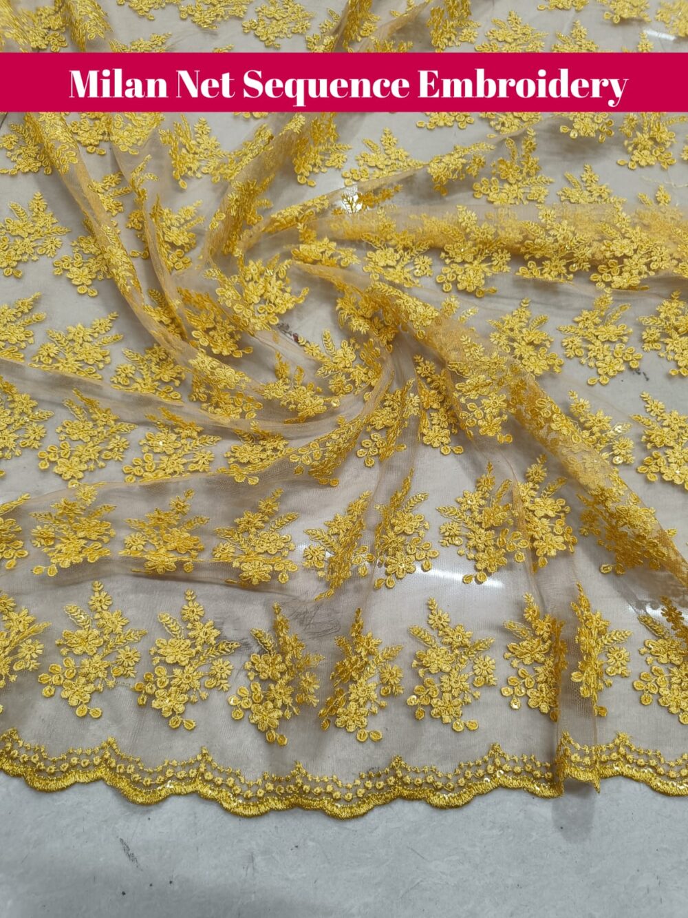 Milan Net Sequence Embroidery - Image 16