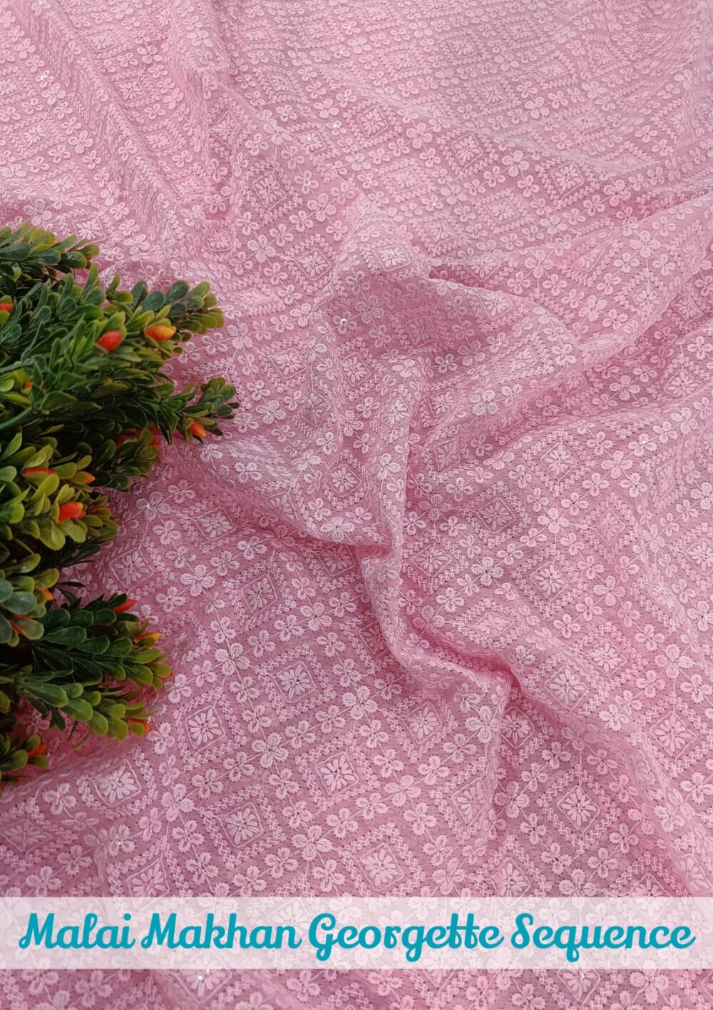 Malai Makhan Georgette Sequence Embroidery - Image 5