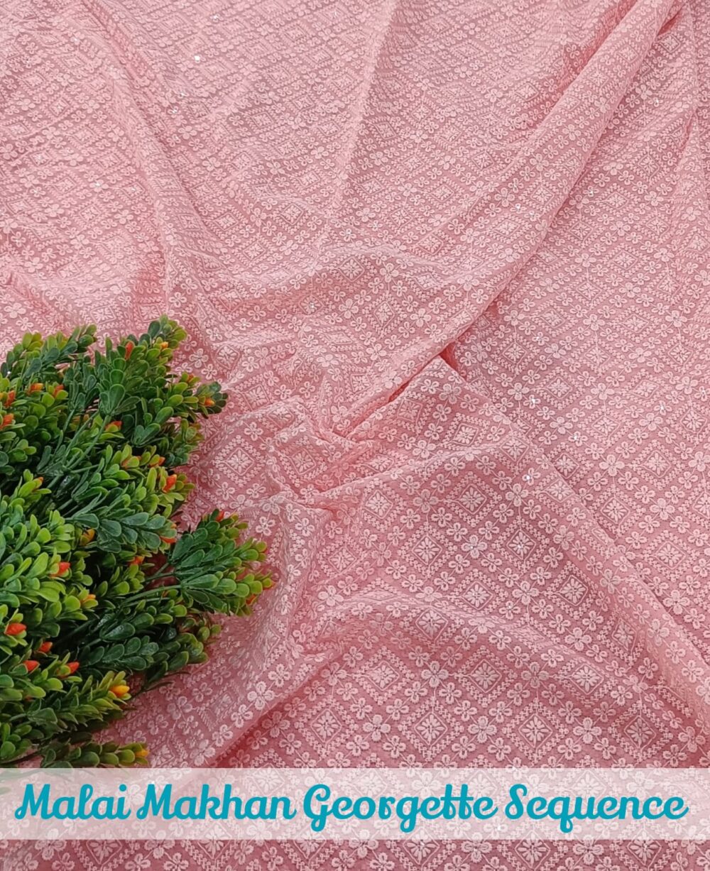 Malai Makhan Georgette Sequence Embroidery - Image 6