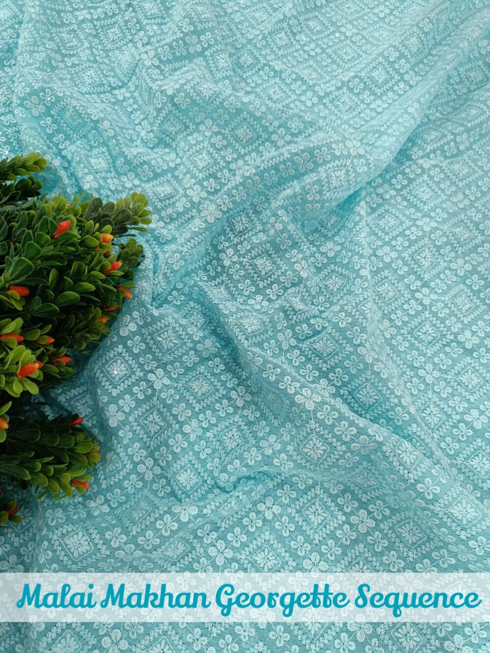 Malai Makhan Georgette Sequence Embroidery - Image 8
