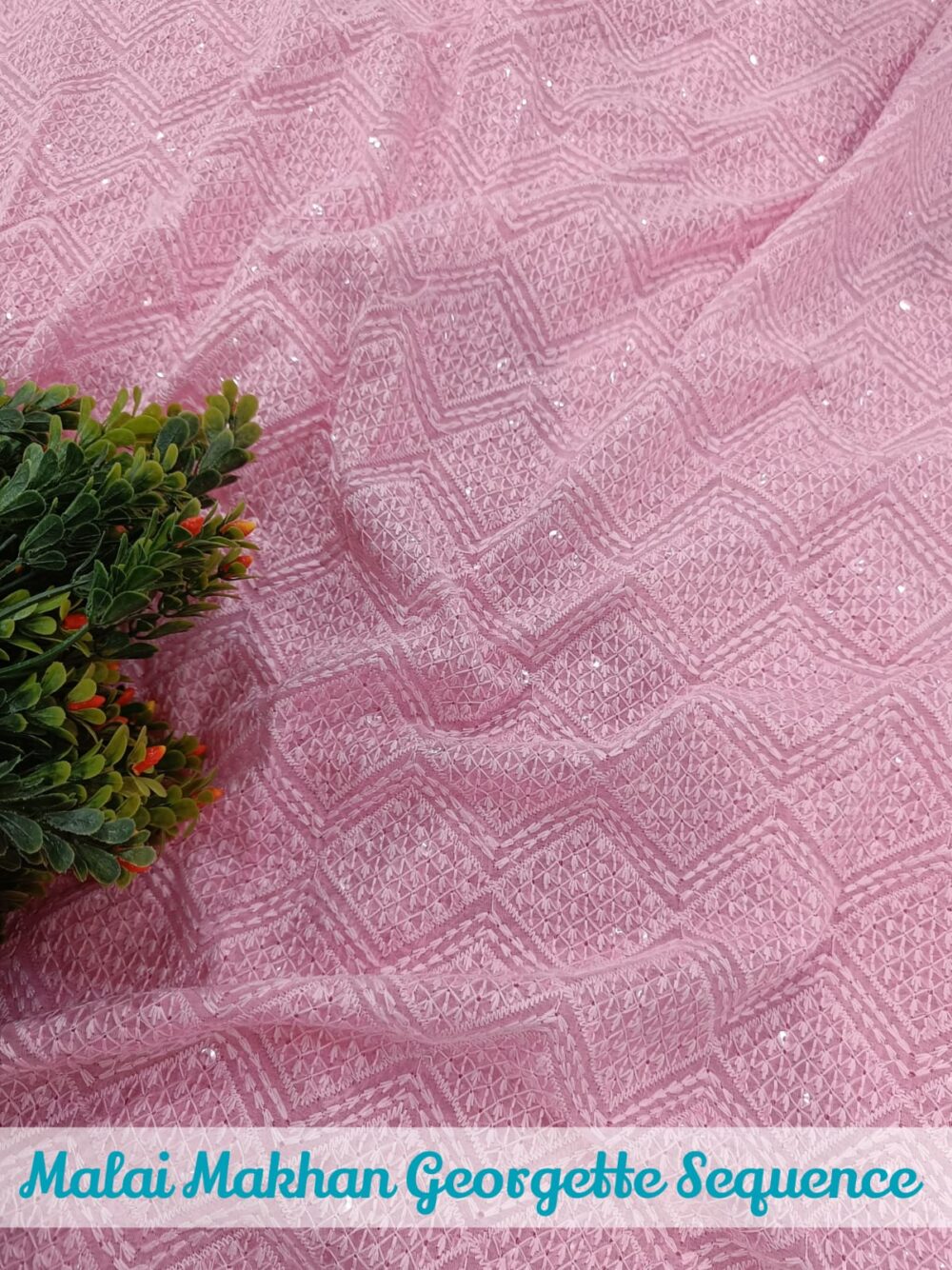 Malai Makhan Georgette Sequence Embroidery - Image 10