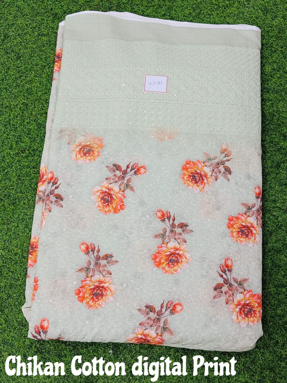Chikan Cotton digital Print - Image 3