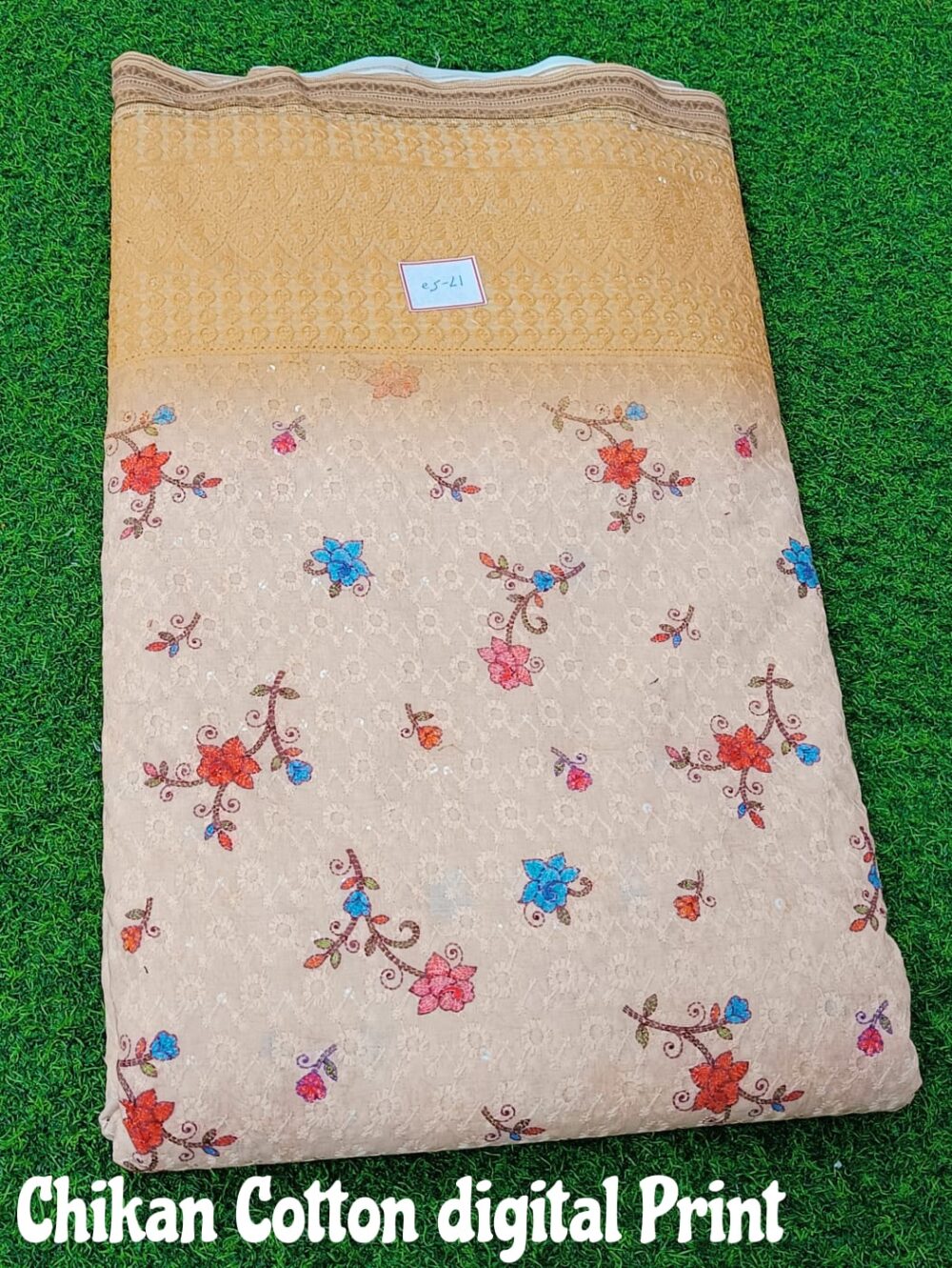 Chikan Cotton digital Print - Image 5