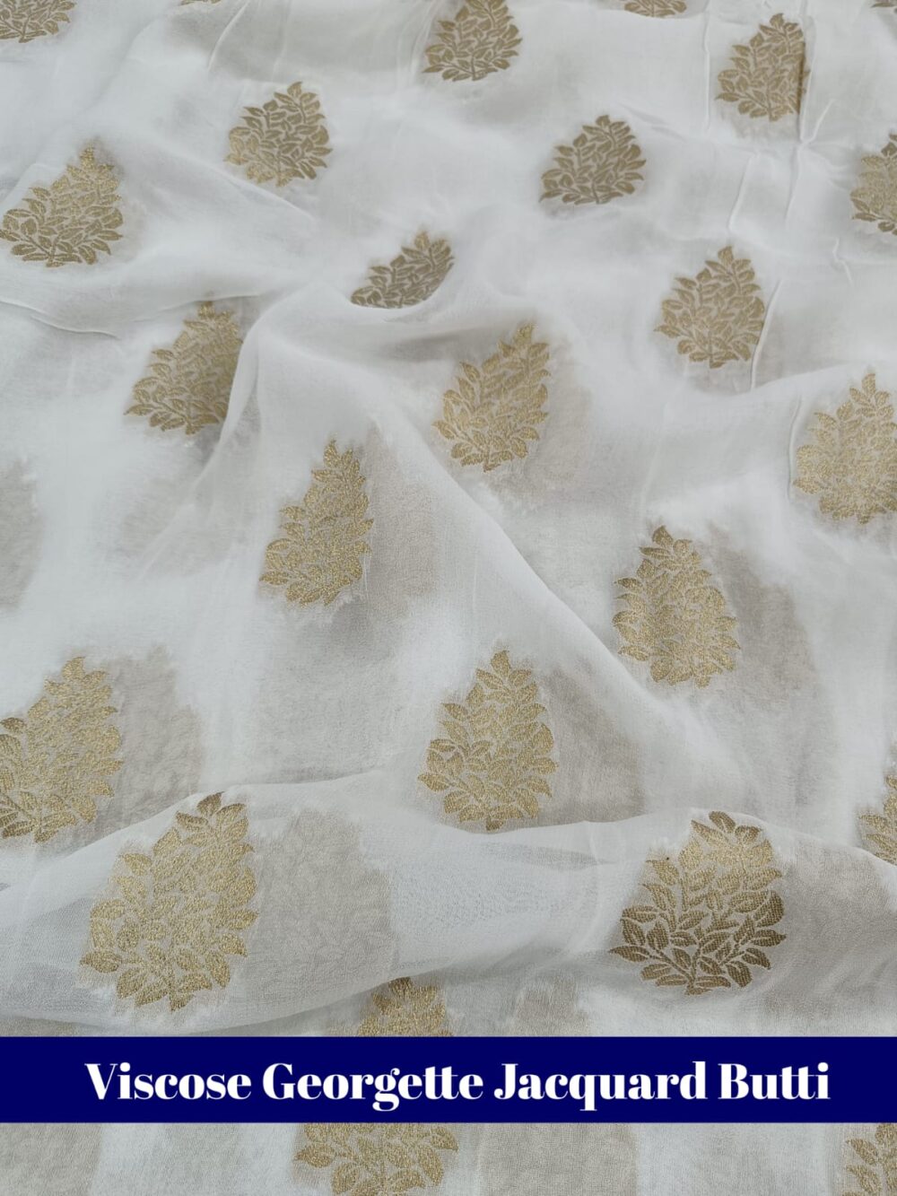Pure dyable Georgette Jacquard - Image 5