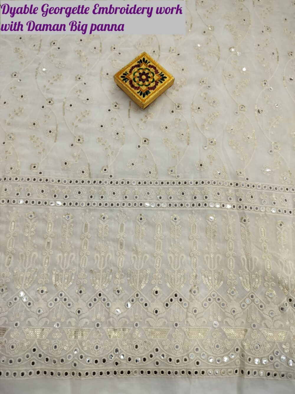 Dybel Georgette Mirror Work Sequence