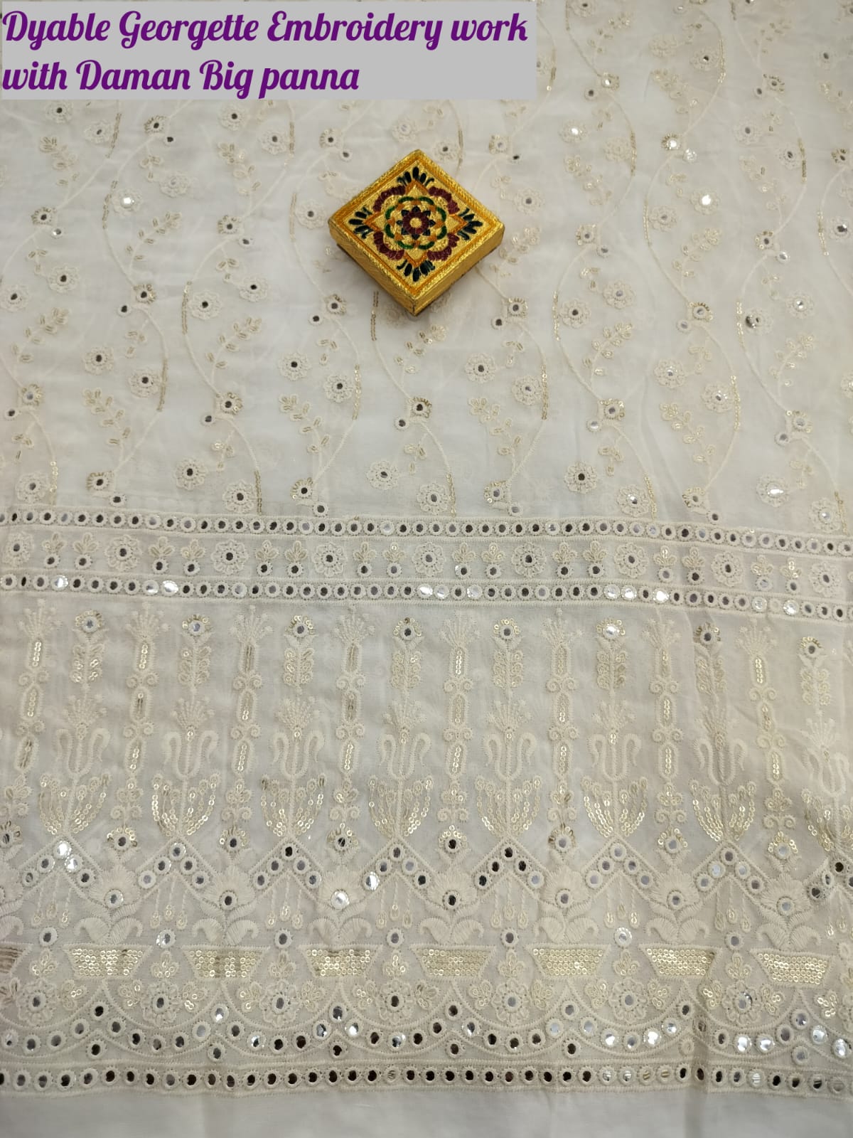 Dybel Georgette Mirror Work Sequence