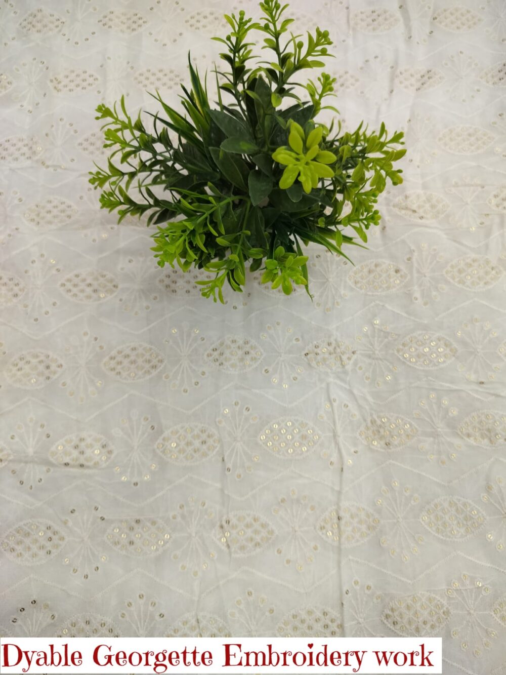 Dybel Georgette Embroidery Work - Image 5