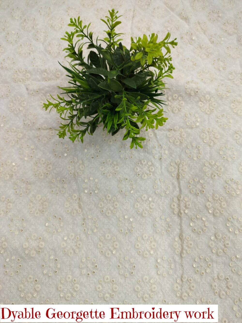Dybel Georgette Embroidery Work - Image 10