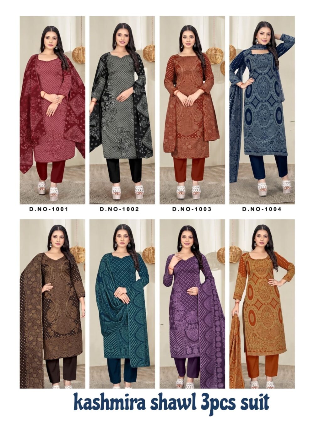 Kashmira Shawl Suit - Image 5