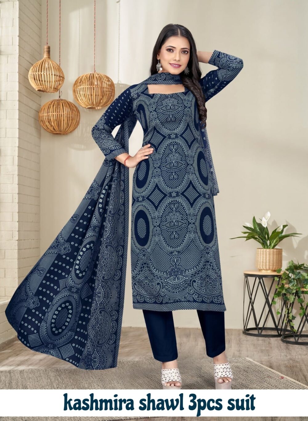 Kashmira Shawl Suit - Image 13