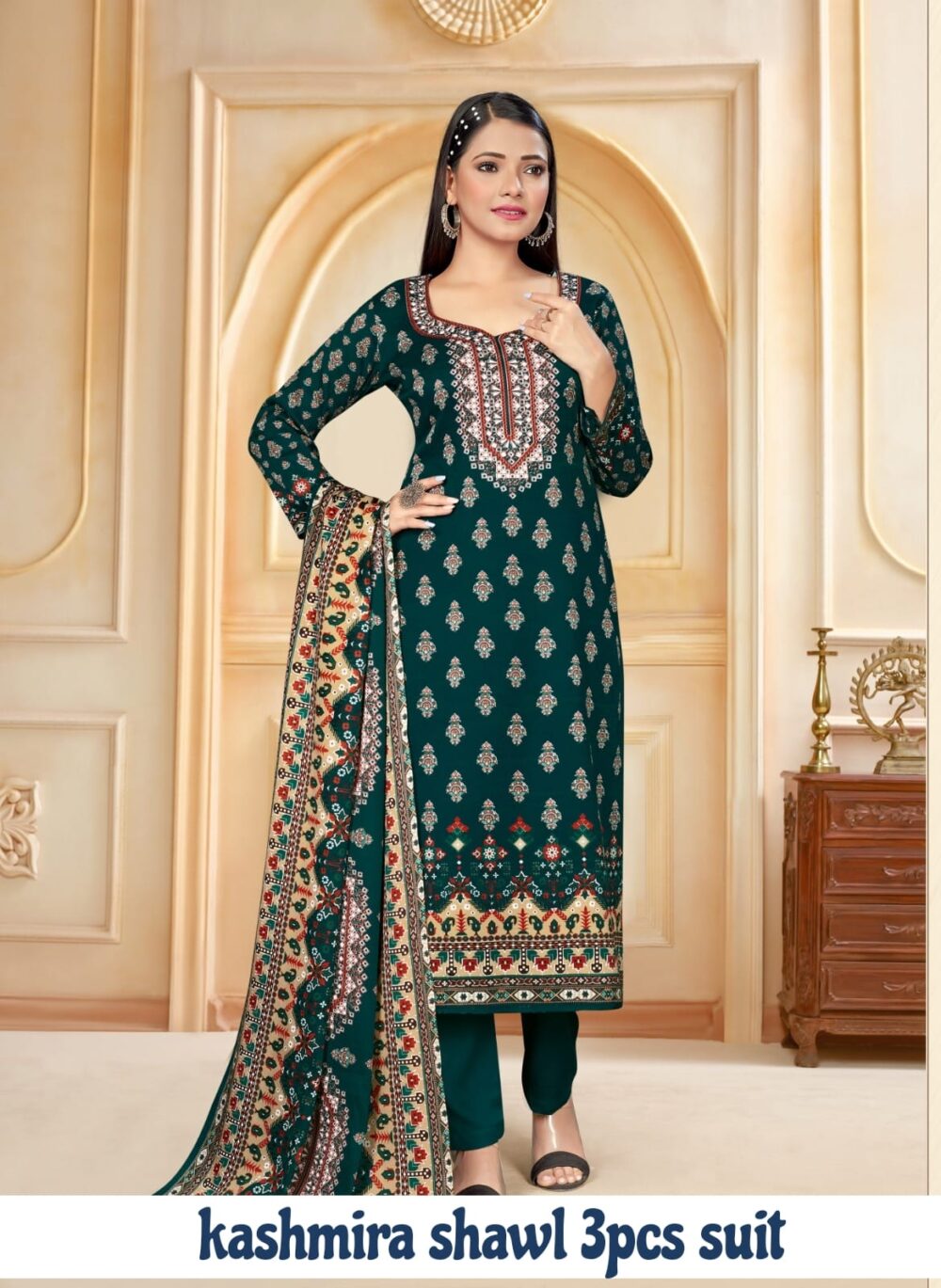 Kashmira Shawl Suit - Image 14