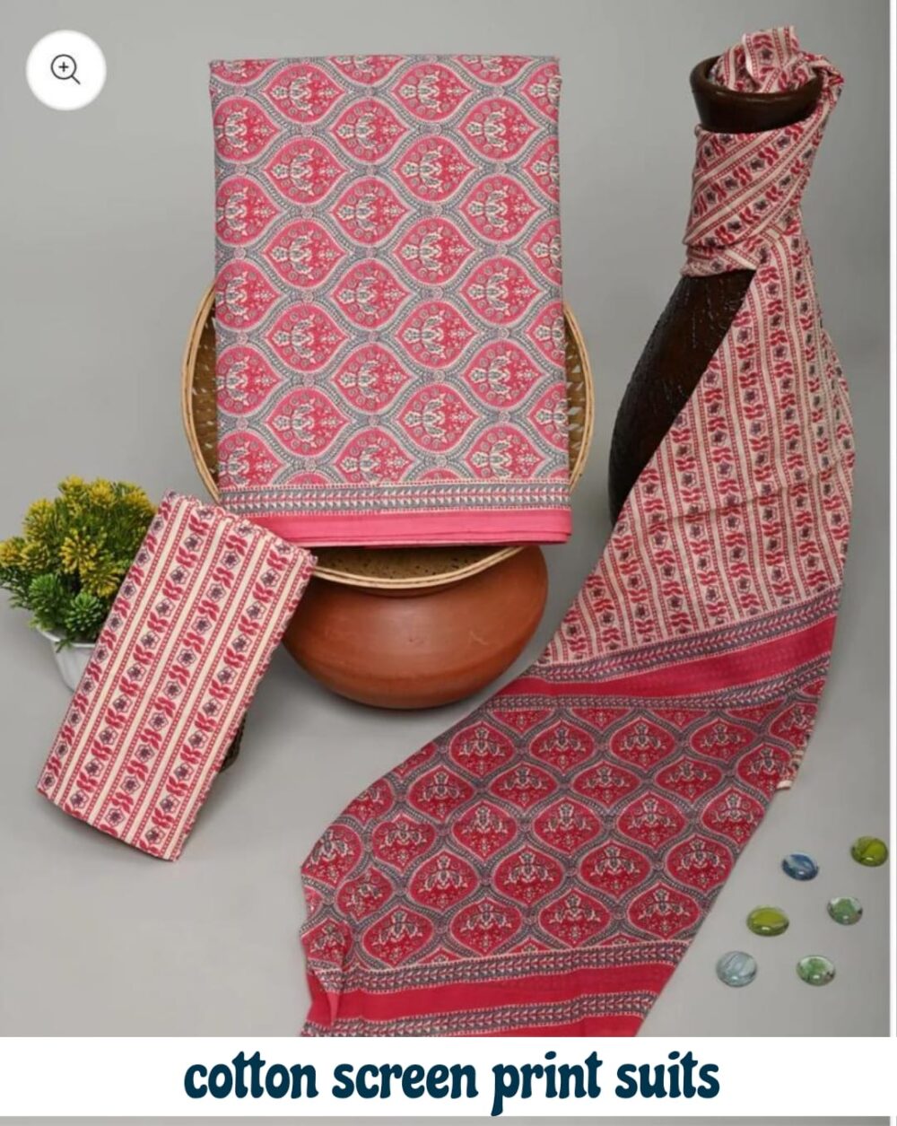 Cotton Screen Print Suits - Image 12