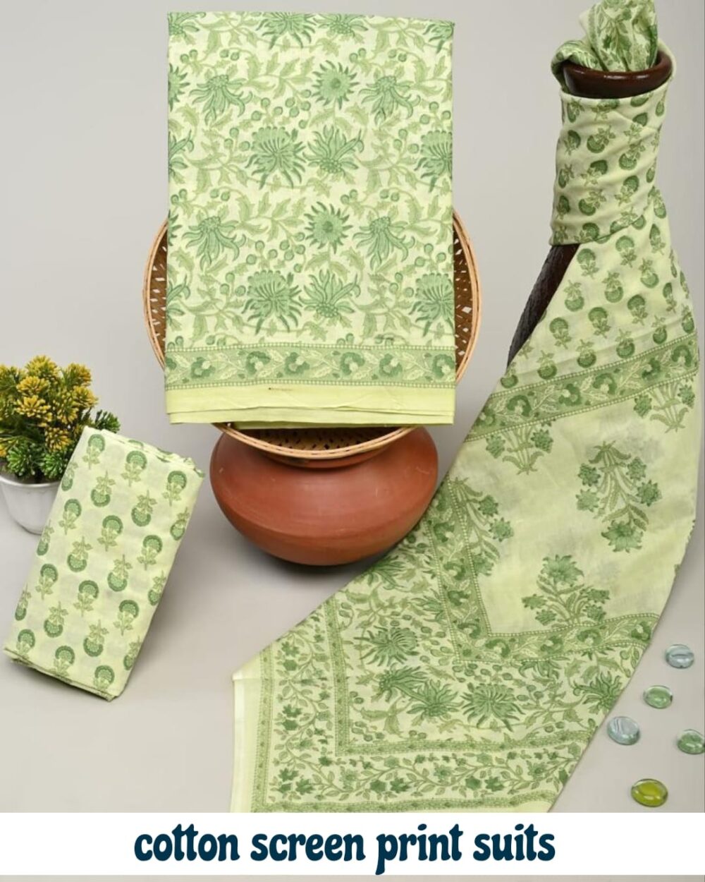 Cotton Screen Print Suits - Image 13