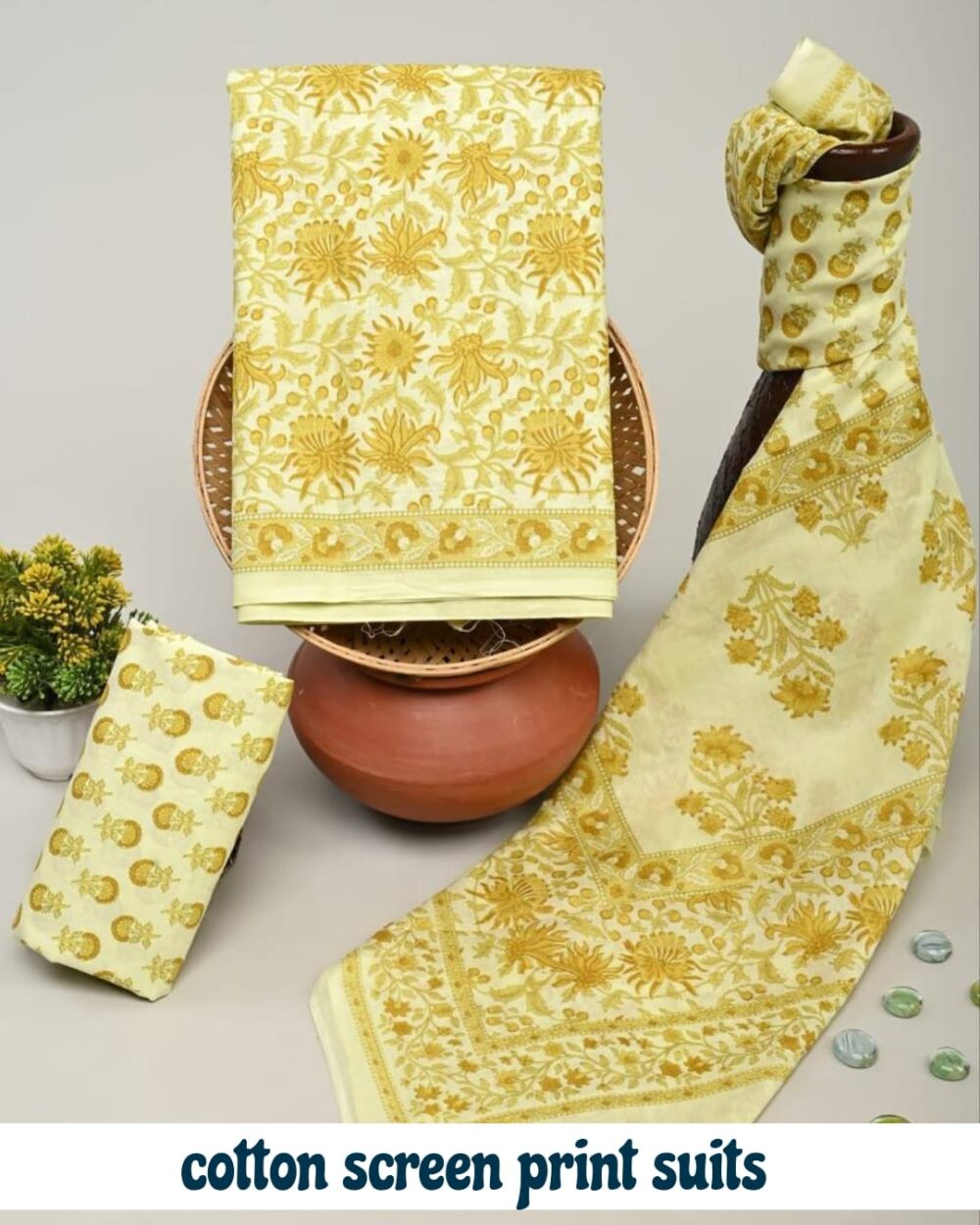 Cotton Screen Print Suits - Image 16