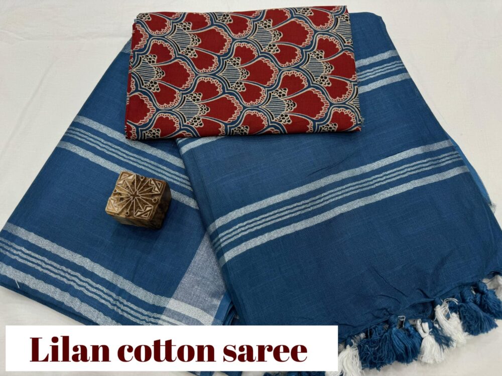 Lines Cotton Saree