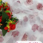 Organza Out Line foil Print