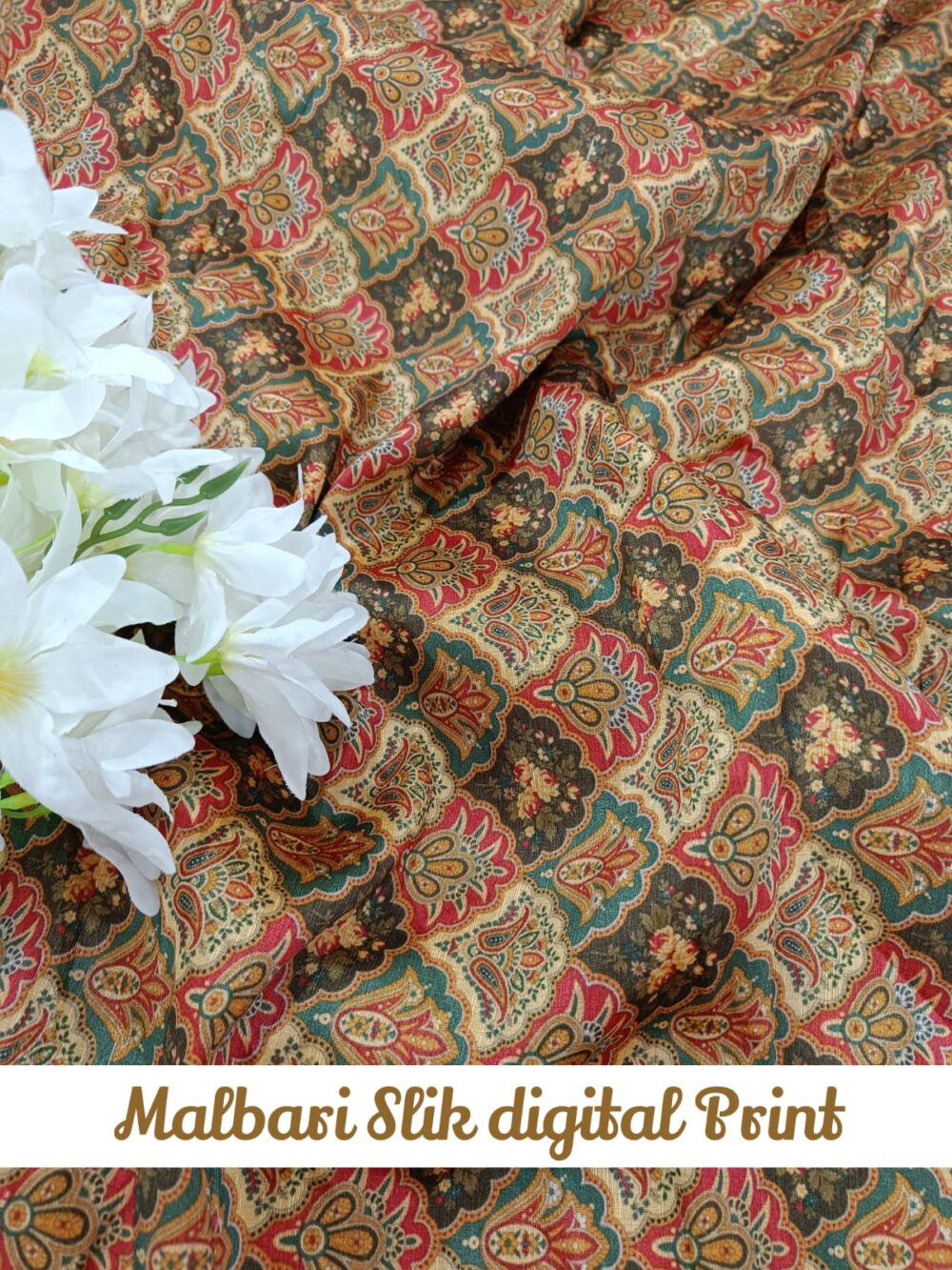 Malbari Silk digital Print - Image 7