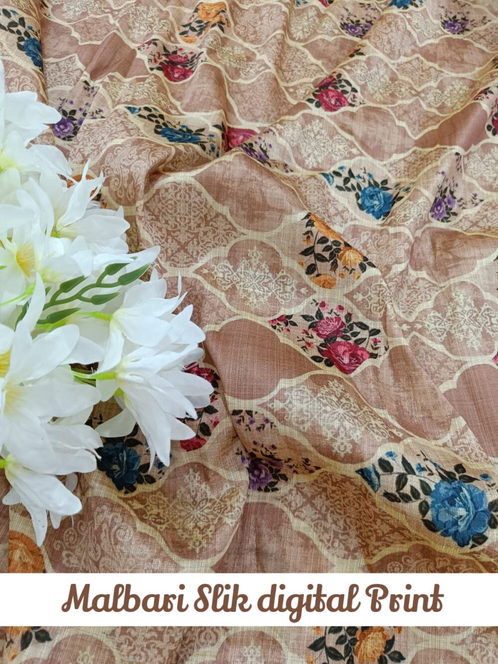 Malbari Silk digital Print - Image 6