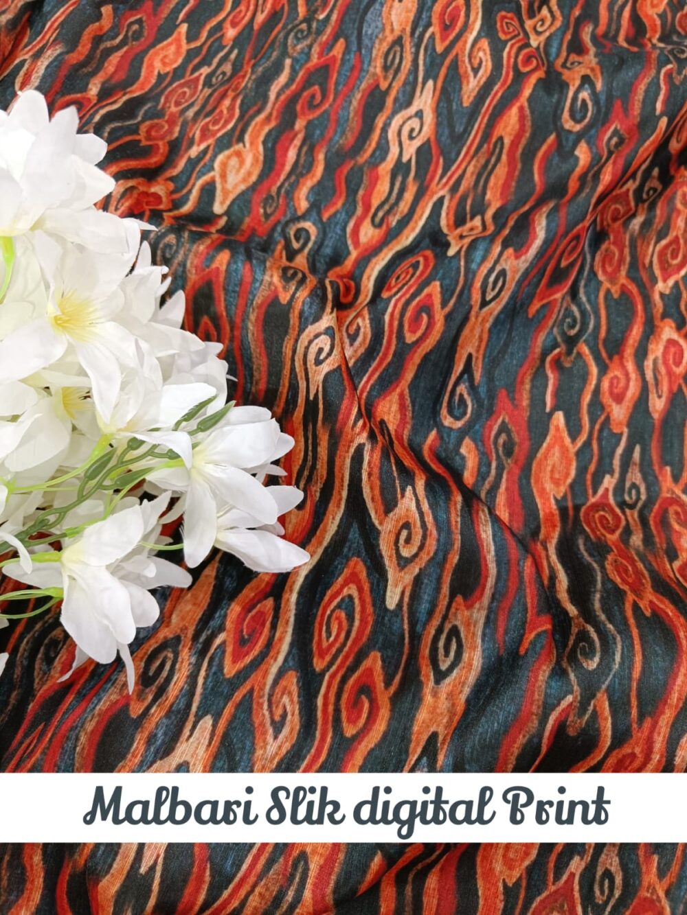 Malbari Silk digital Print - Image 21