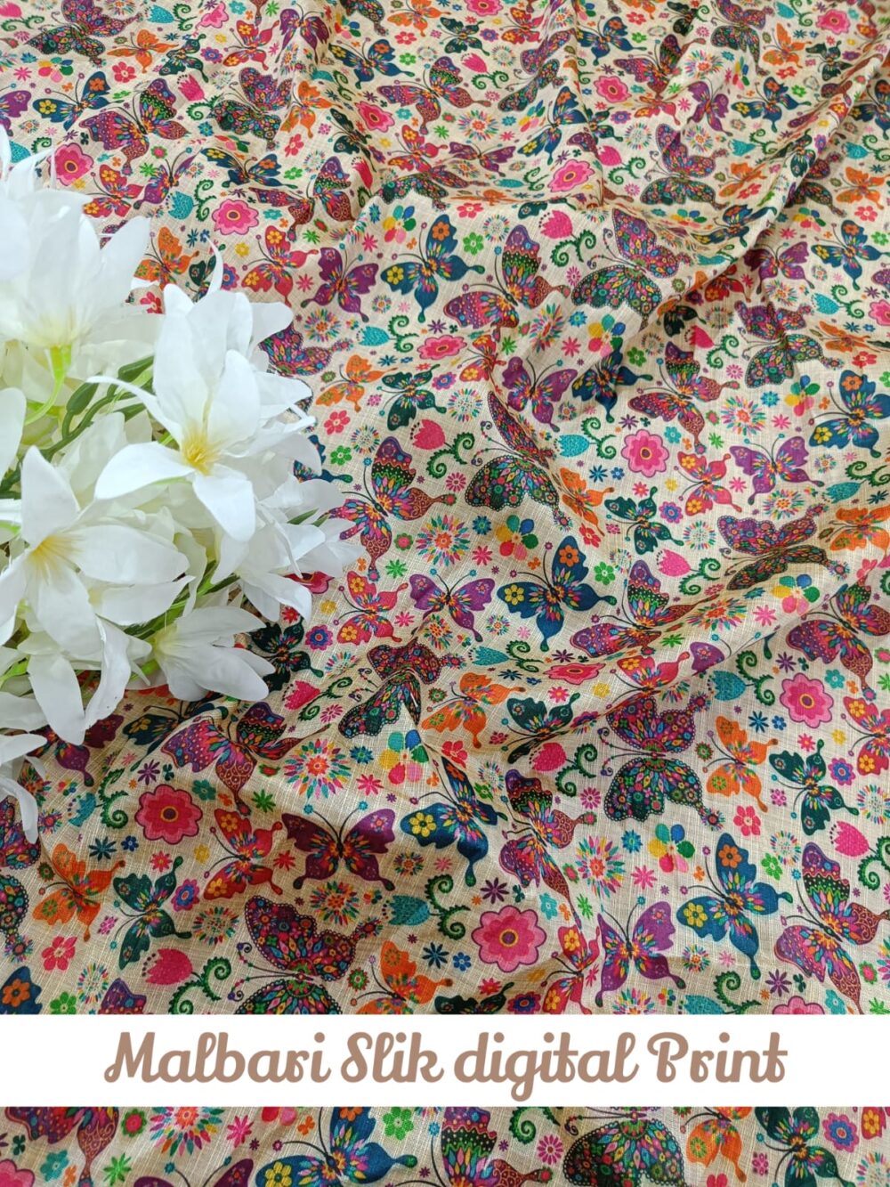 Malbari Silk digital Print - Image 19