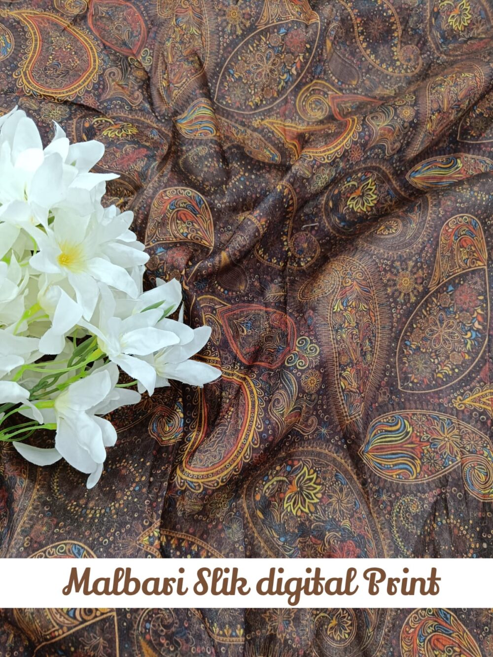 Malbari Silk digital Print - Image 16