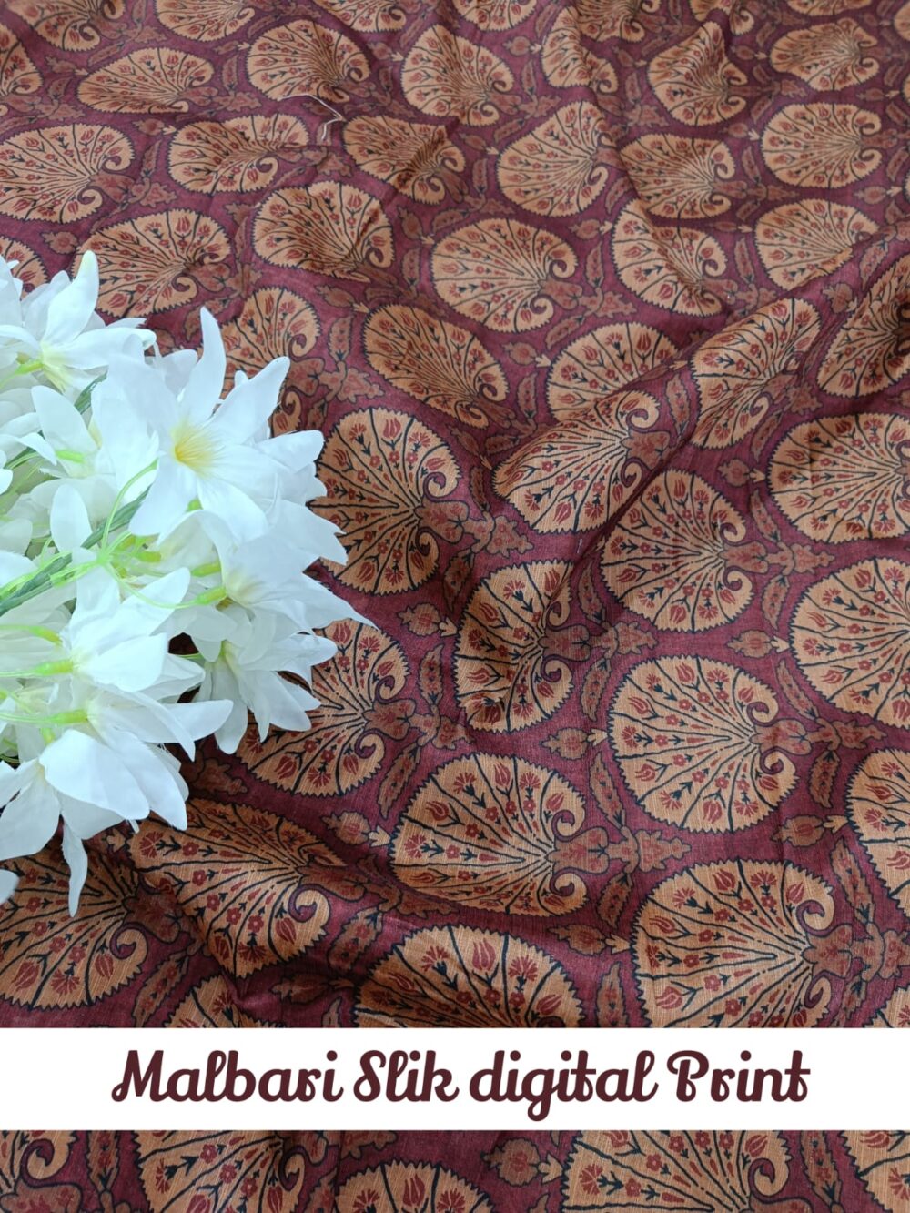 Malbari Silk digital Print - Image 13
