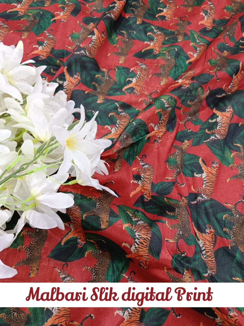 Malbari Silk digital Print - Image 10