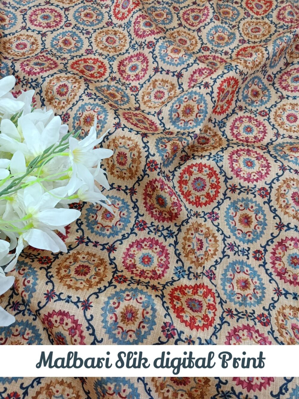 Malbari Silk digital Print - Image 11