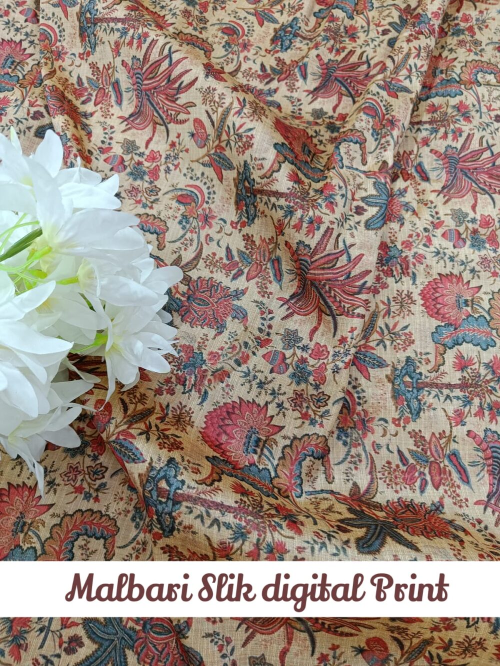 Malbari Silk digital Print - Image 9