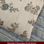 Modal Chanderi Foil Print